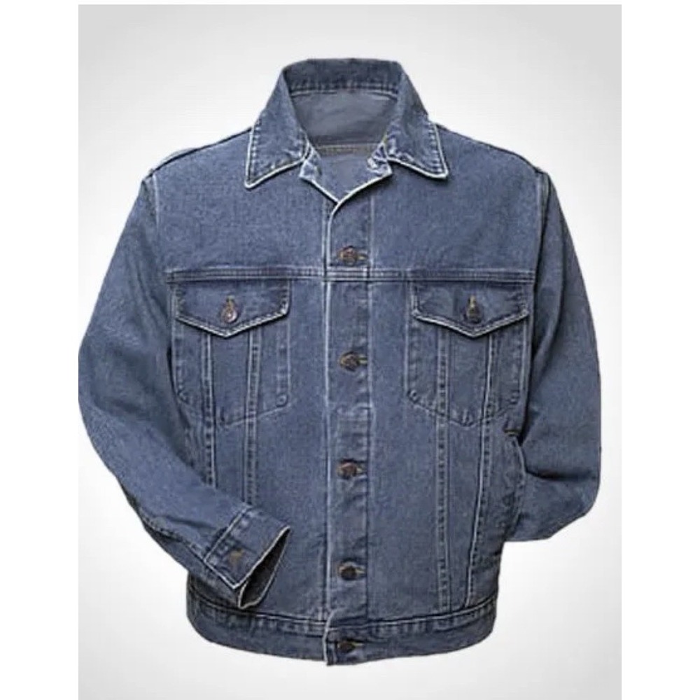 All American Clothing Co Union Made Denim Jacket USA NWOT size small oversized